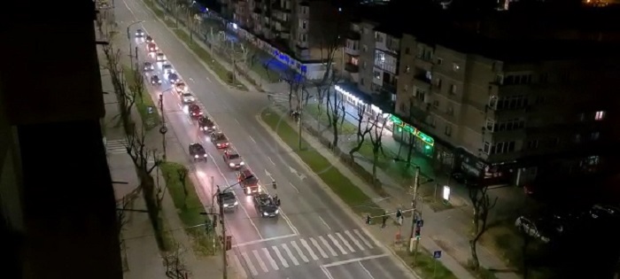 VIDEO. Proteste și în trafic în Satu Mare. Șoferii claxonează și scandează pe șosele