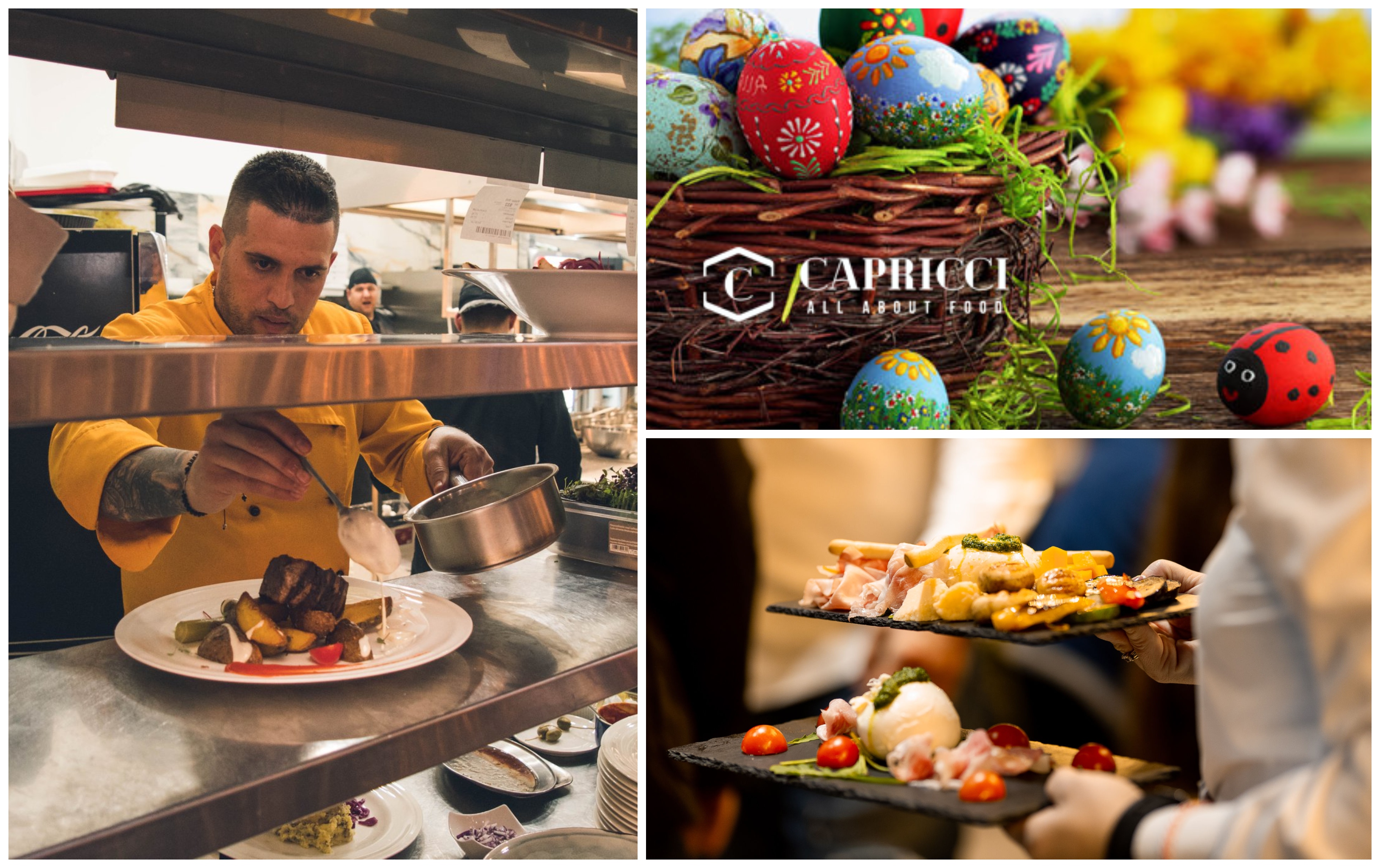 CAPRICCI. Comandă preparate spectaculoase de Paște, la super prețuri, în Satu Mare