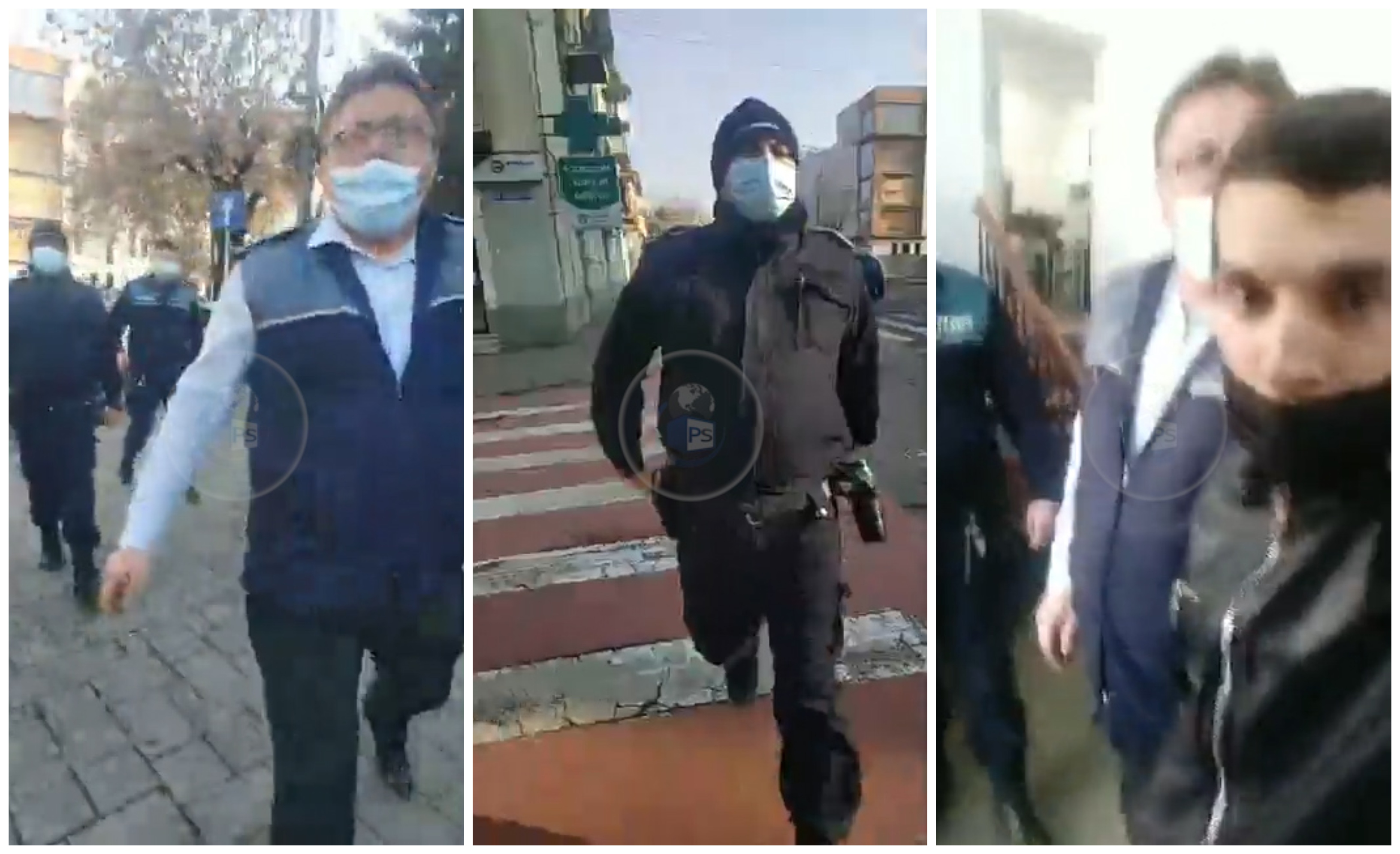 VIDEO. Tânăr amendat și bruscat de Poliția Satu Mare fiindcă nu avea mască. Martorul, bolnav psihic