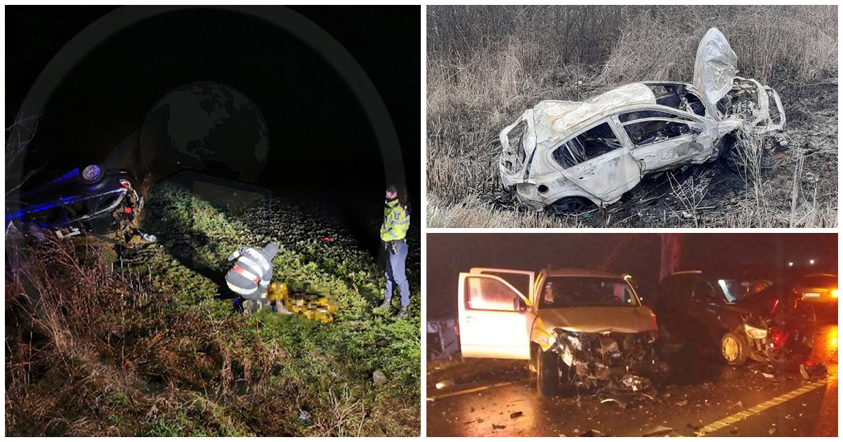 FOTO/VIDEO. România campioană UE la accidente mortale. Nici Satu Mare nu arată foarte bine
