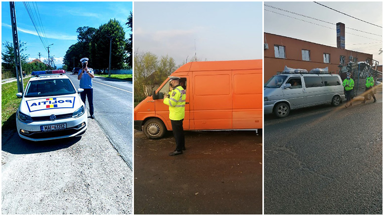 FOTO. Filtre în municipiul Satu Mare. Șoferii s-au ales cu amenzi de mii de lei