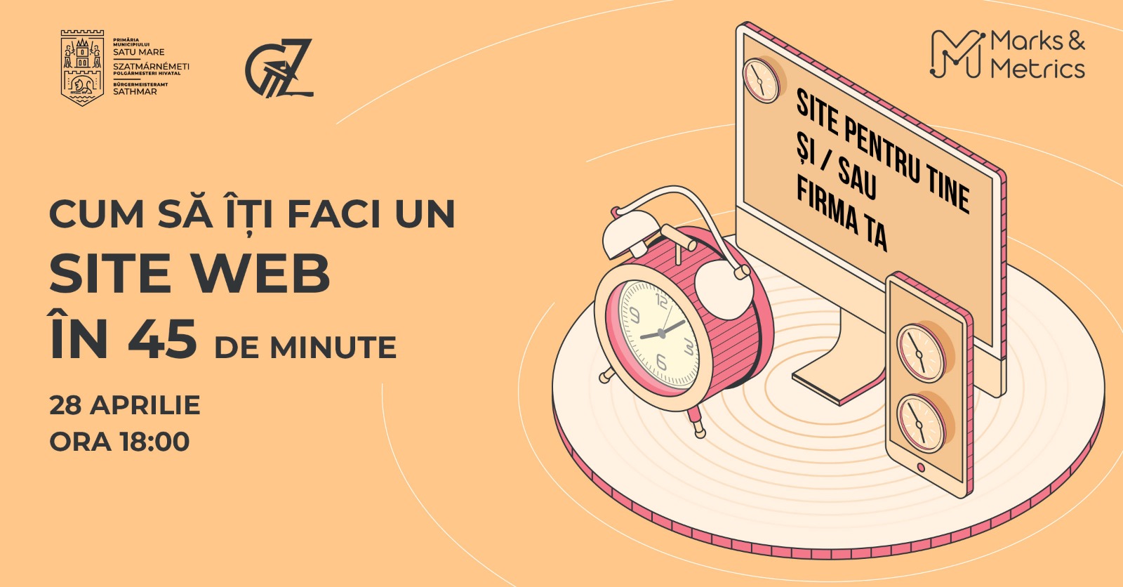 Cum să îți faci un site web în 45 de minute. Un nou workshop lansat de Centrul G.M. Zamfirescu