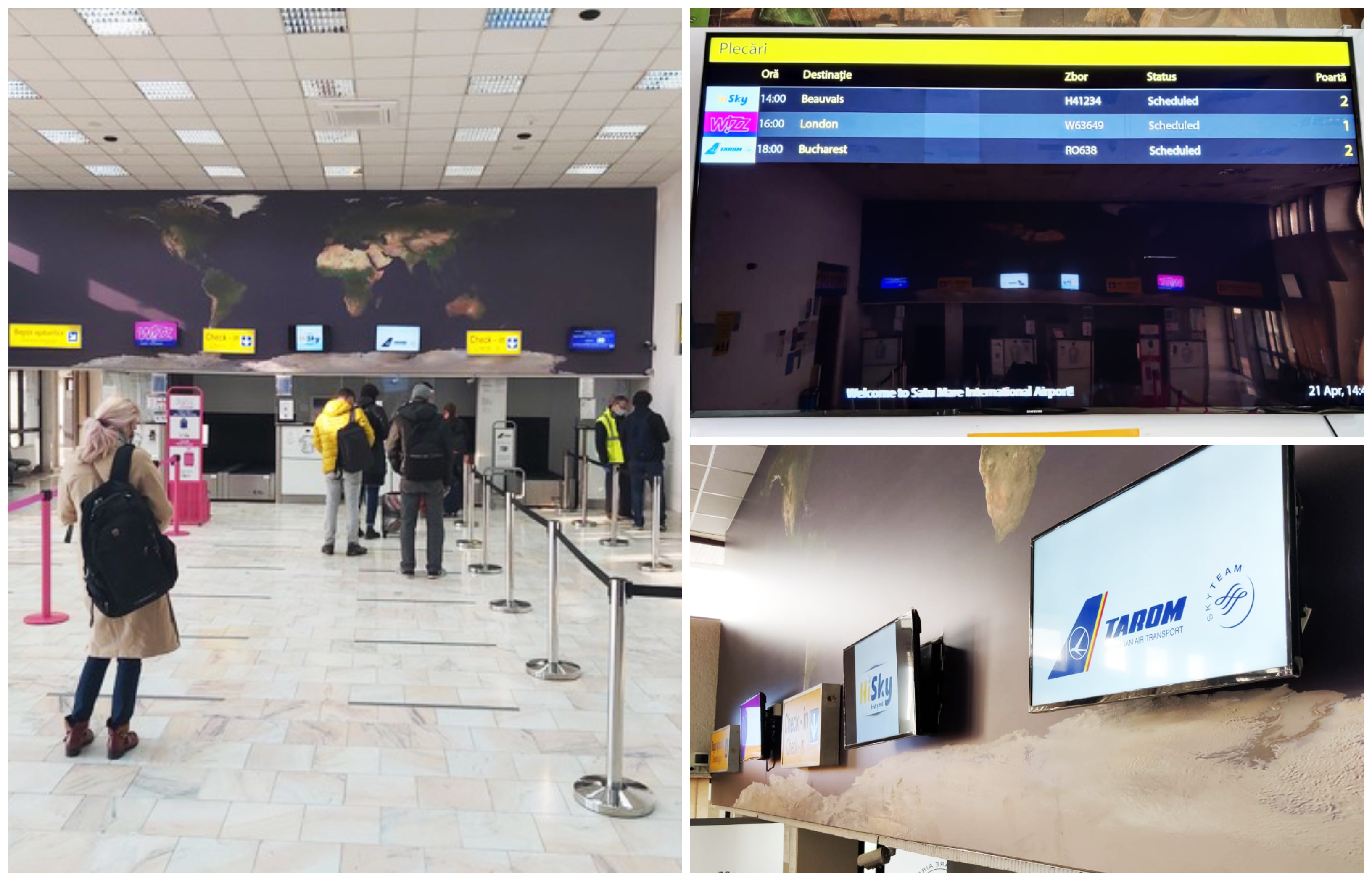 FOTO. Aeroportul Satu Mare, tehnică la nivelul aeroporturilor din Dubai, Londra sau Manchester