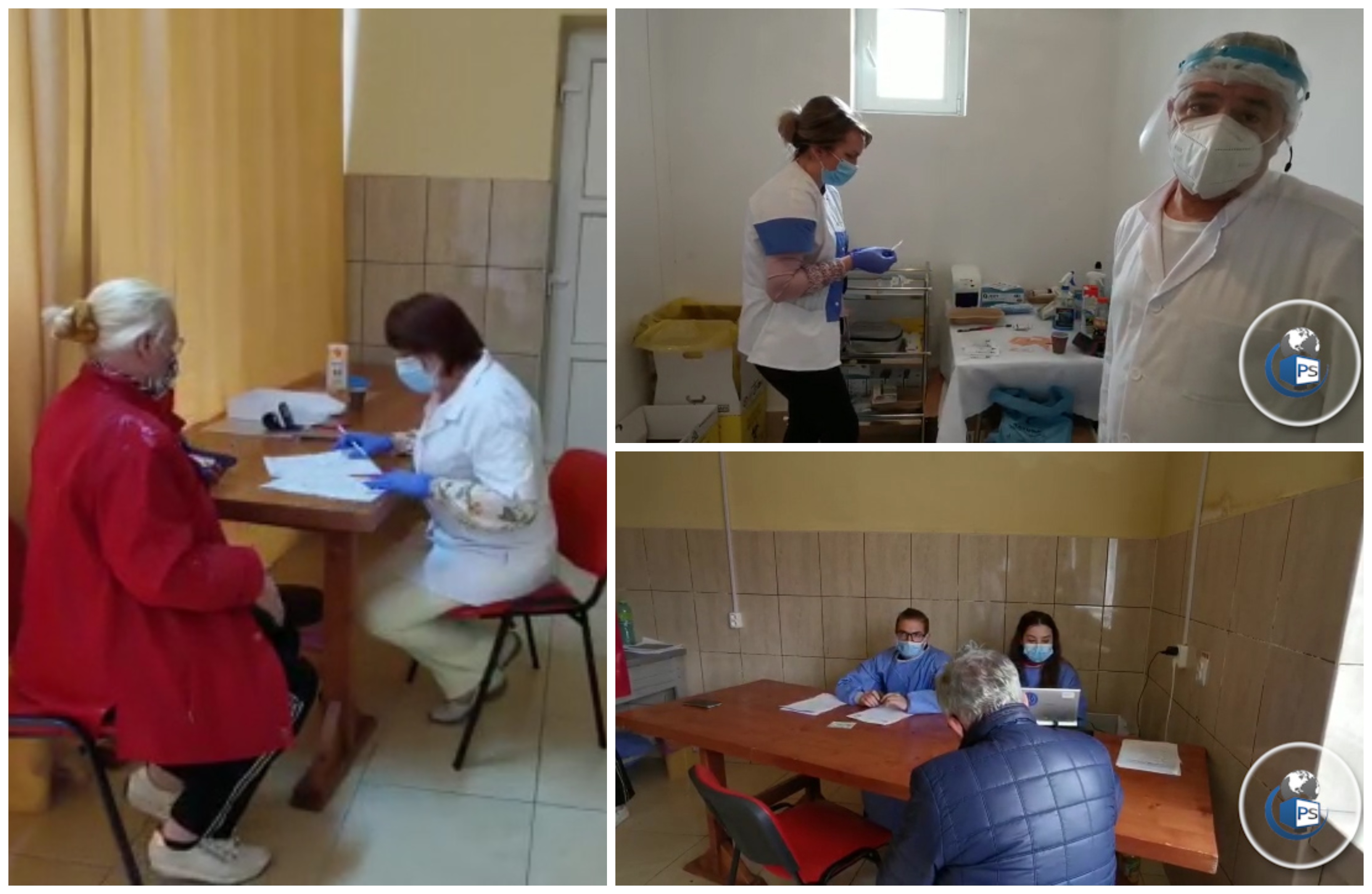 VIDEOREPORTAJ. Vaccinare la un centru de la capătul județului. Sute de persoane zilnic, condiții ca-n Occident
