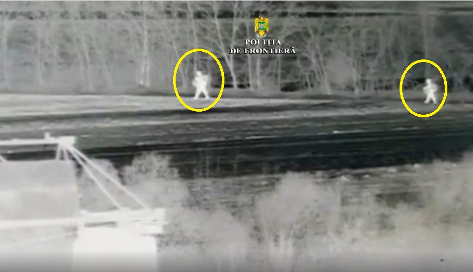 FOTO. Ucraineni fugăriți din județul Satu Mare de Poliția de Frontieră. Au avut și motive