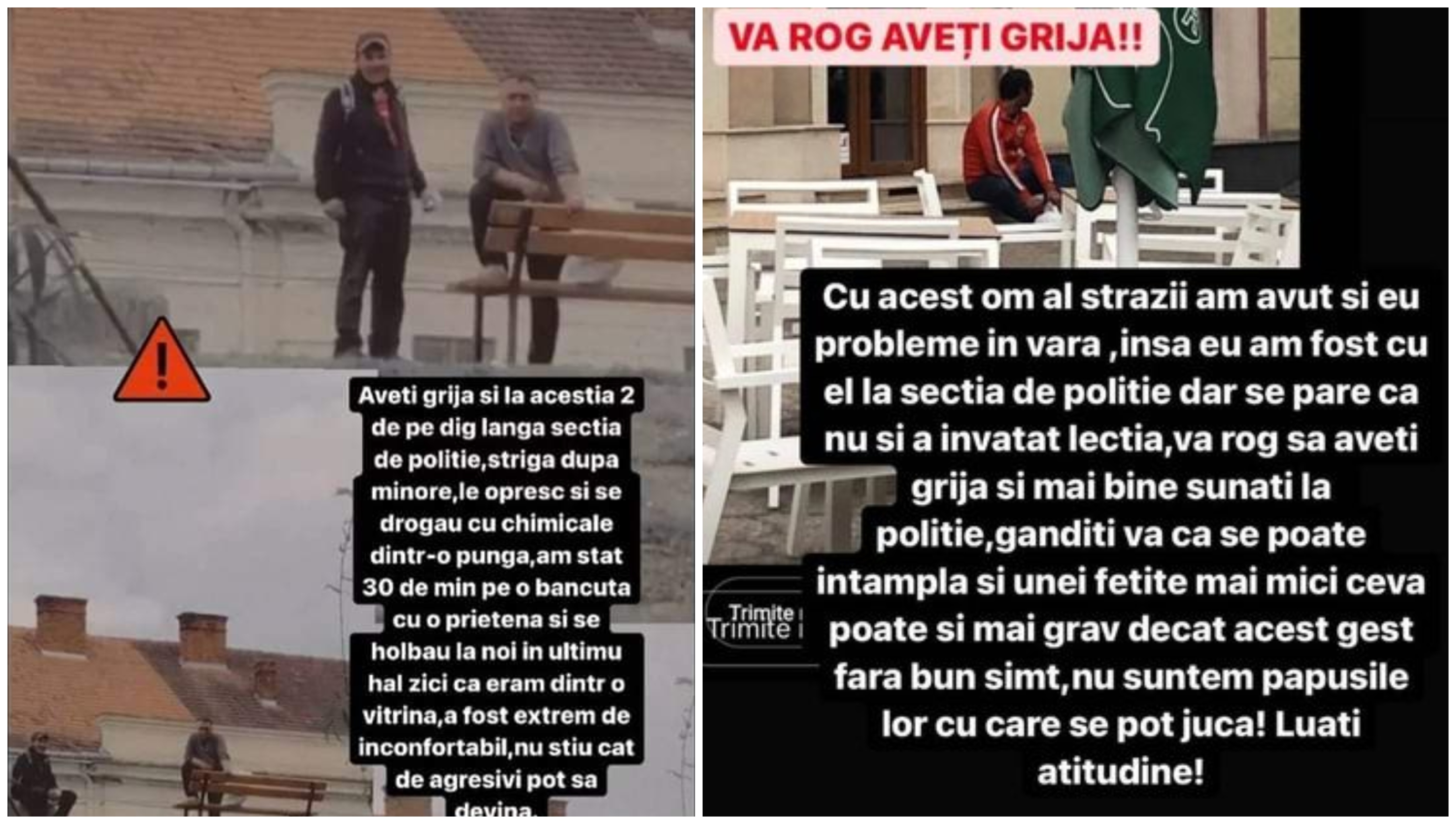 FOTO. Indivizi acuzați că acostează minore în centrul municipiului Satu Mare