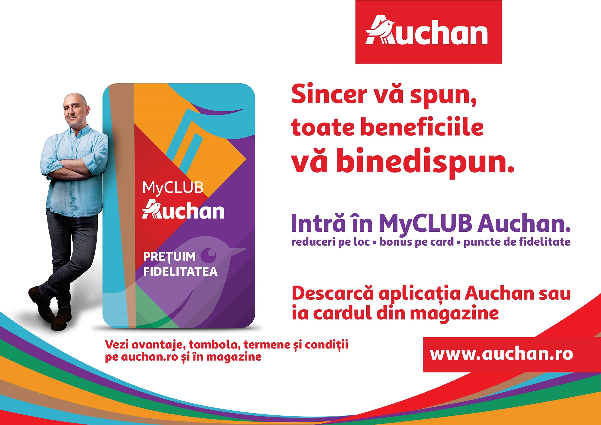 Surpriză pentru sătmăreni: Auchan România a lansat programul de fidelitate MyCLUB Auchan
