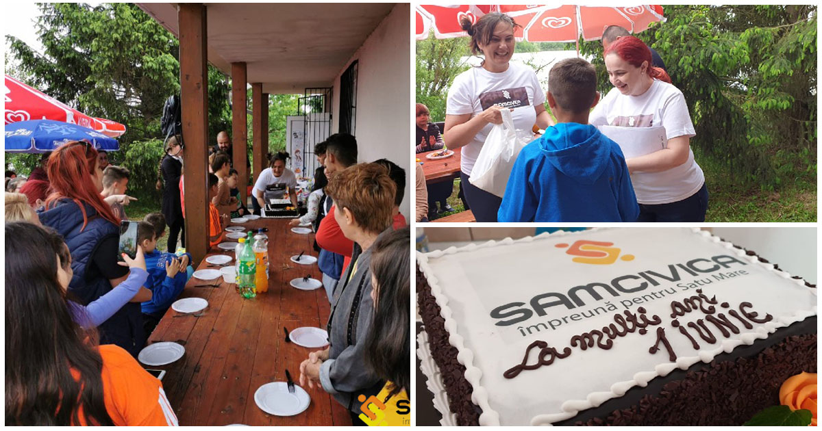 FOTOGALERIE. Voluntarii SamCivica le-au adus zâmbete și veselie de 1 Iunie copiilor abandonați