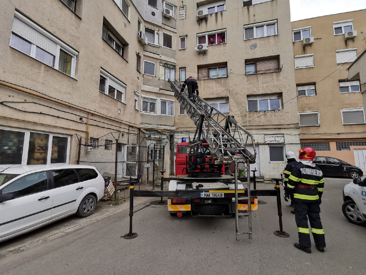 FOTO/VIDEO. Intervenție mai puțin obișnuită a pompierilor în Carei