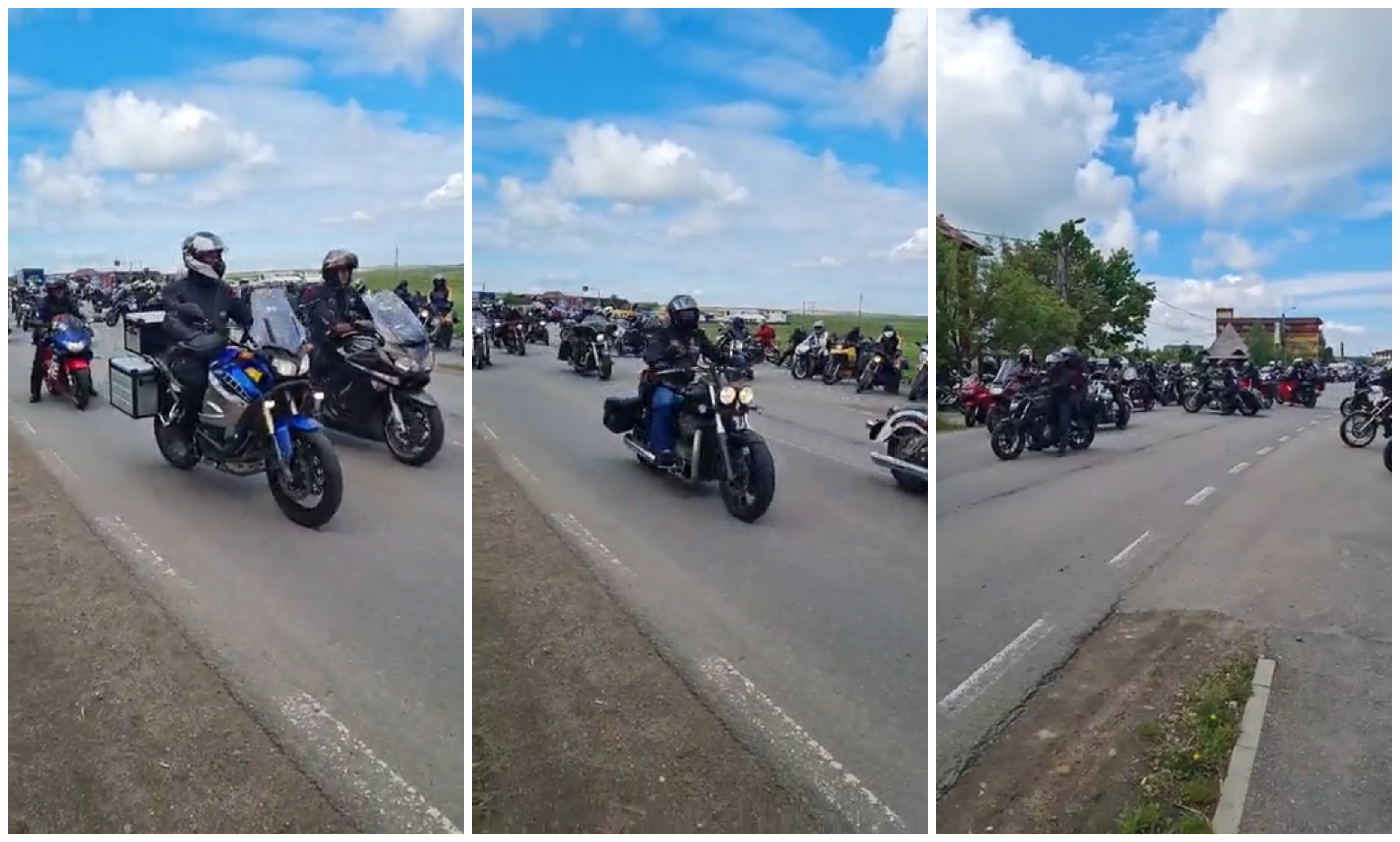 VIDEO. Sute de motocicliști se bucură de ridicarea restricțiilor în județul Satu Mare