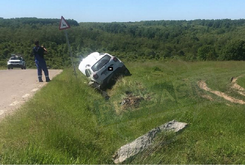 FOTO. Accident cu victimă în județul Satu Mare. Un șofer a ajuns cu mașina în șanț