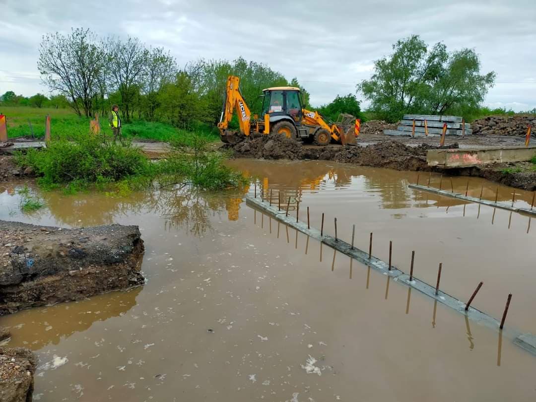 FOTOGALERIE. Pod surpat de inundații în județul Satu Mare. Două localități blocate parțial