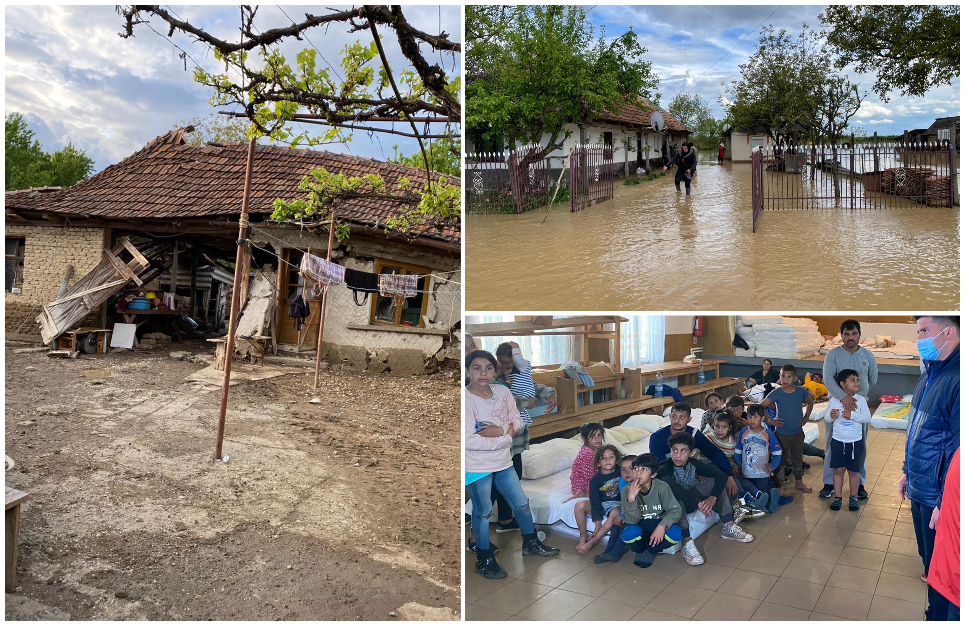 FOTO. Campanie de ajutorare pentru sătmărenii afectați de inundații. Sute de sinistrați