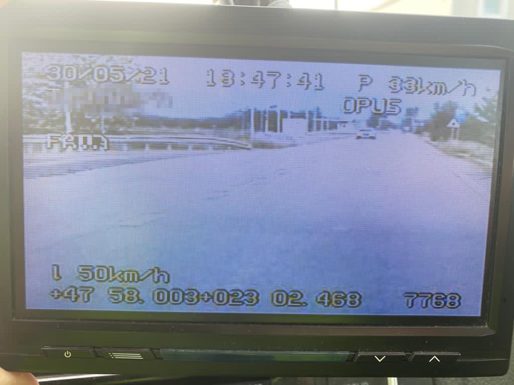 FOTO. Viteză uriașă într-o localitate din județ. Imaginea surprinsă de radar