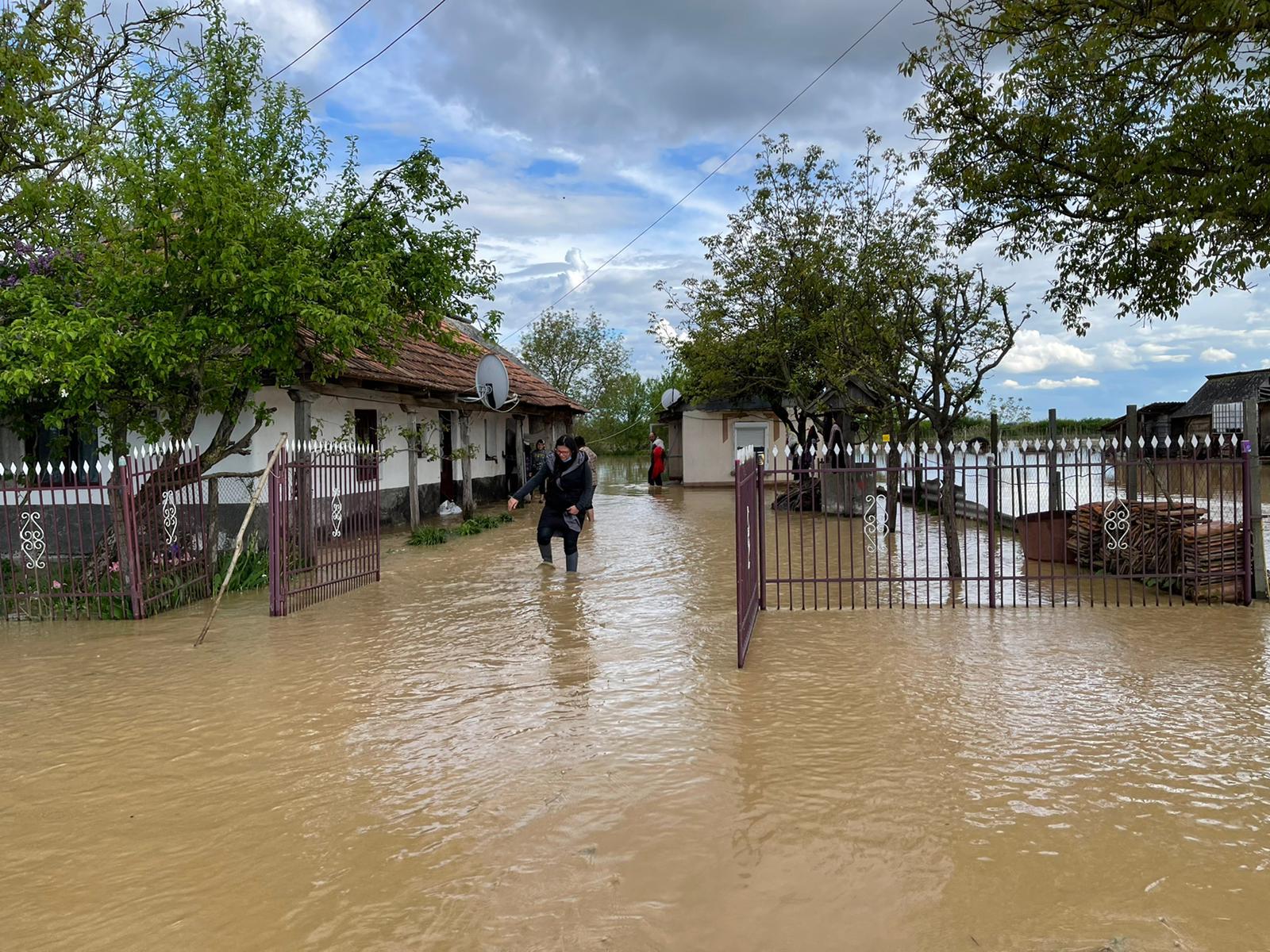 Alertă de inundații în județul Satu Mare. Lista zonelor vizate