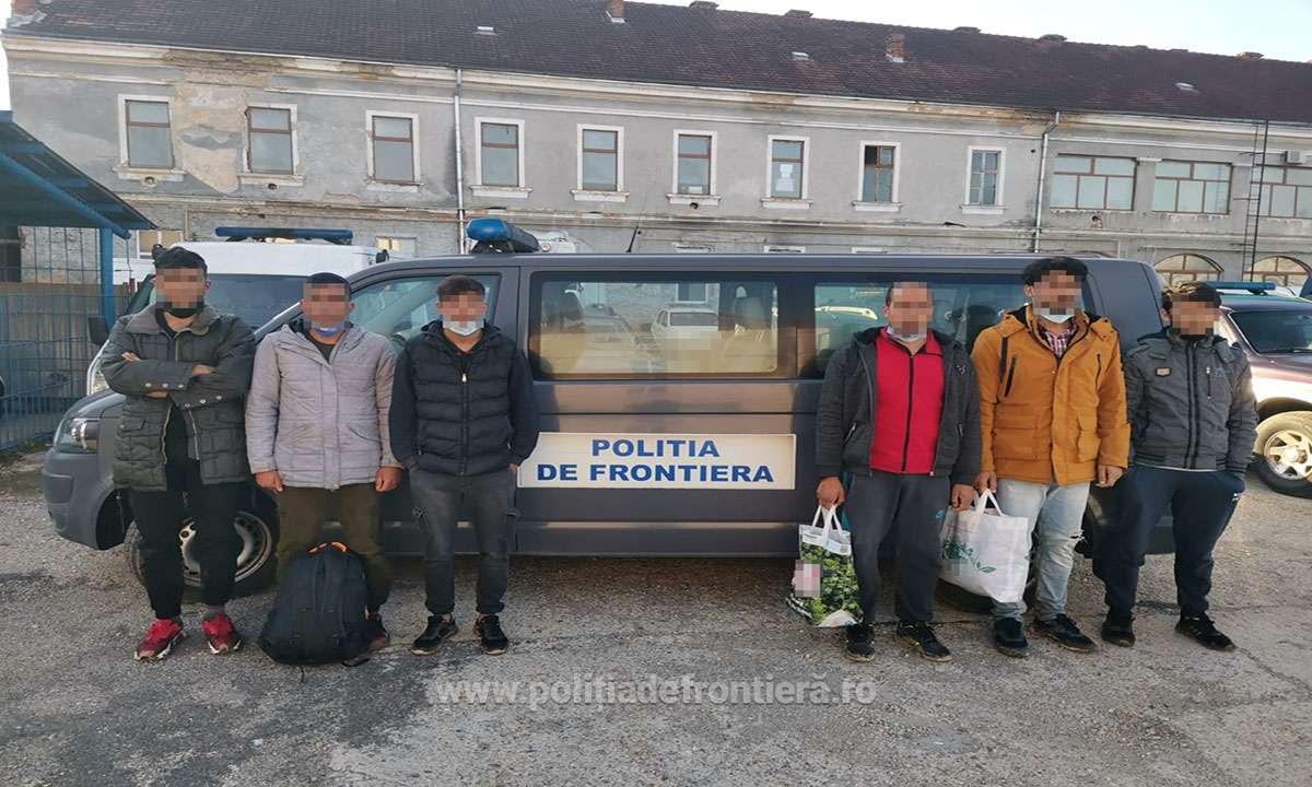 FOTO. Din disperare, șase bărbați au vrut să iasă ilegal din România. Prinși lângă Carei