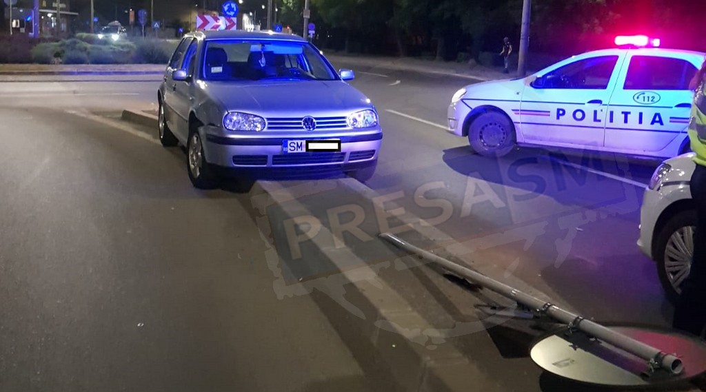 FOTO/VIDEO. Accident pe Drumul Careiului, provocat de un șofer cu o alcoolemie enormă