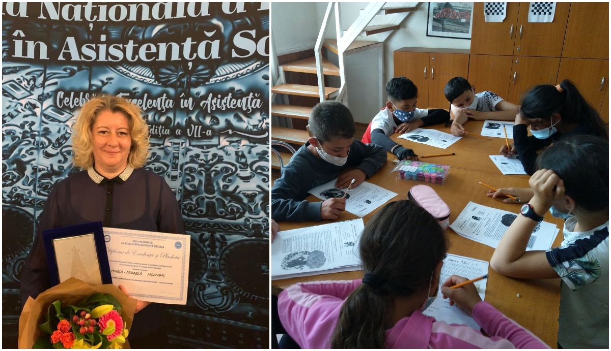 FOTO. Sătmăreanca Mirela Molnar, asistentul social al anului, în România. Model de bunătate și implicare