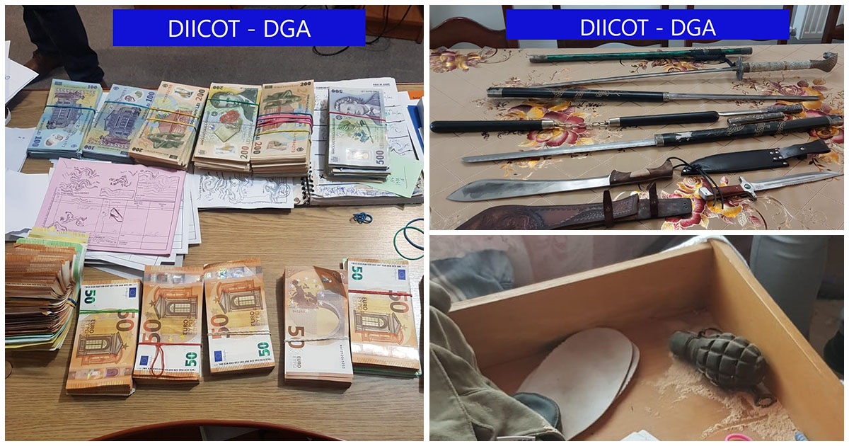 FOTOGALERIE. Mega structură de crimă organizată, cu polițiști și ofițeri DIICOT. Protejau infractorii, în loc să-i prindă