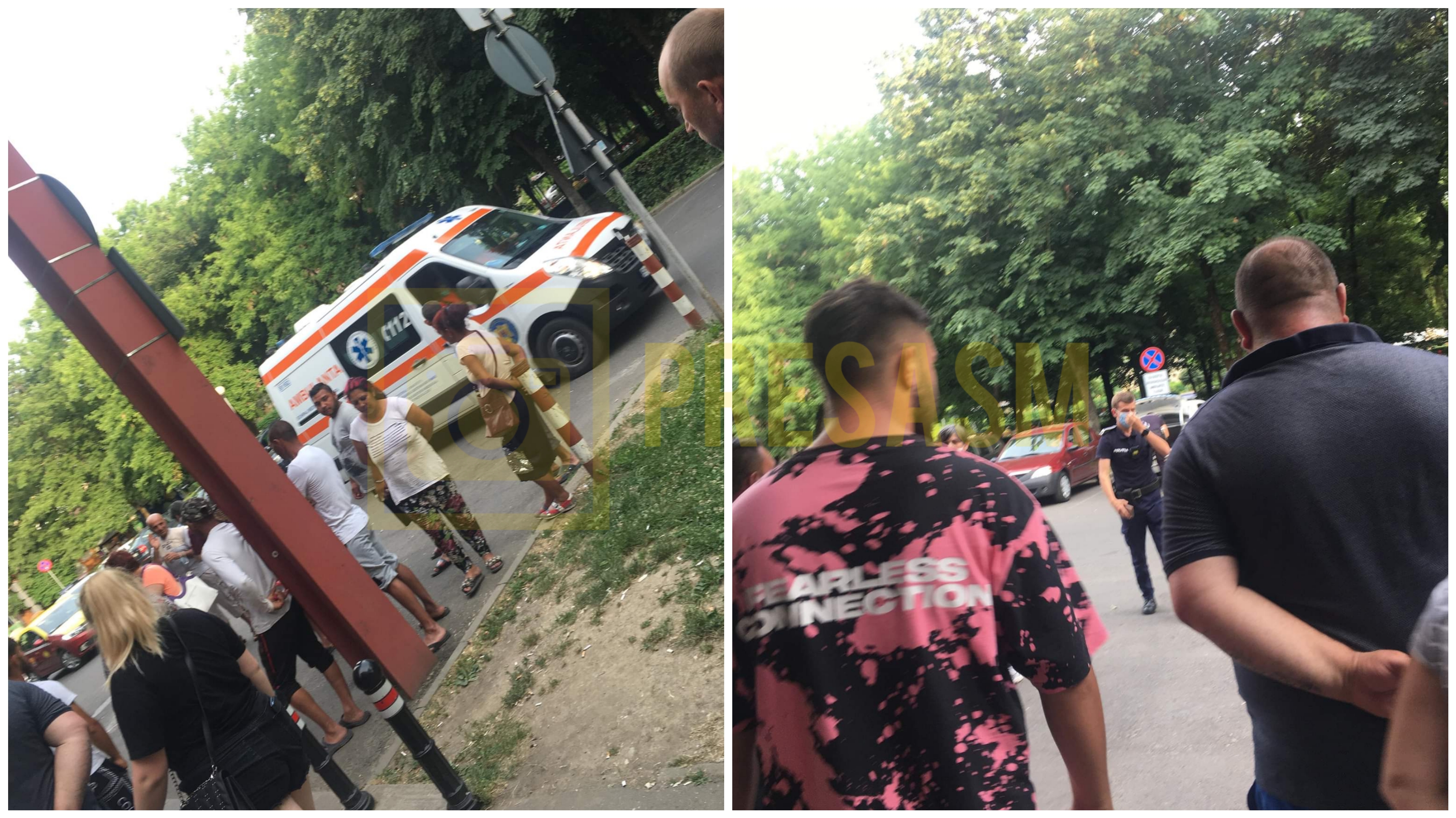 FOTOGALERIE. Scandal la Unitatea de Primire Urgențe Satu Mare. A intervenit Poliția