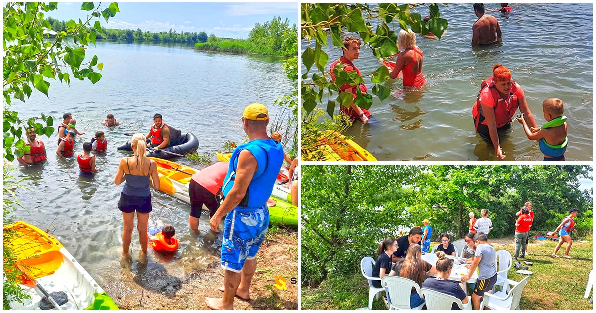 FOTOGALERIE. Samcivica și CaiacSmile, vacanță de vis pentru zeci de copii abandonați de părinți