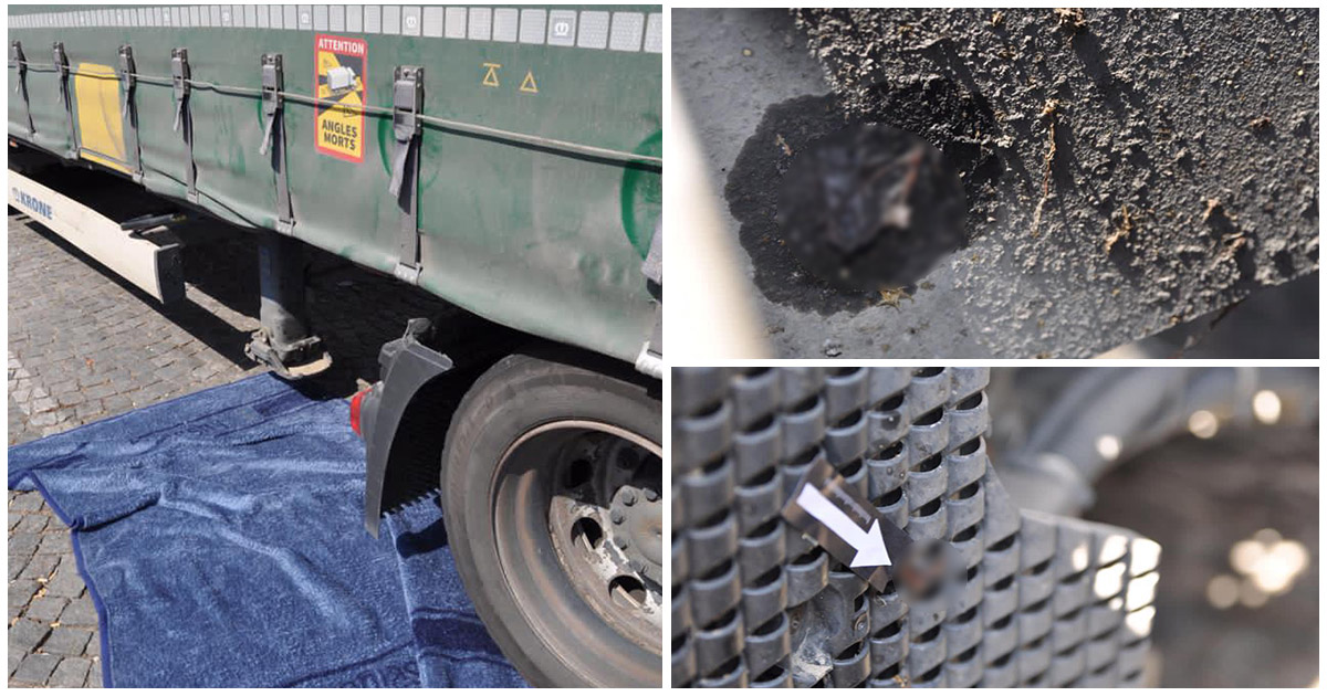 FOTOGALERIE. A fost prins șoferul de TIR care a omorât un sătmărean și a fugit în Austria