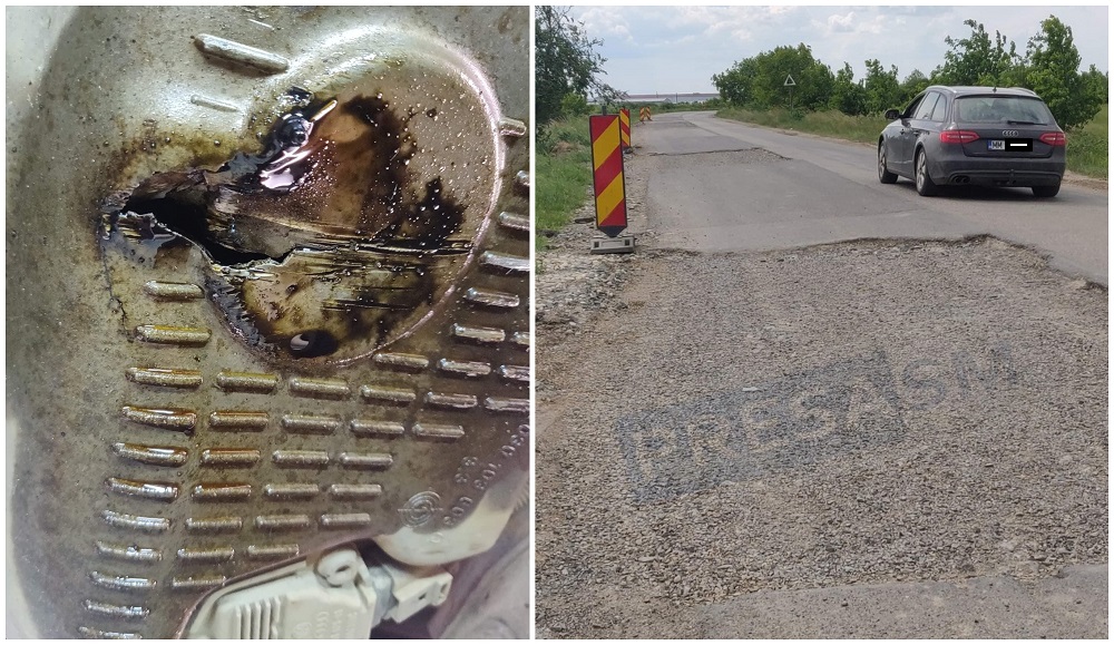 FOTOGALERIE. DJ193, spaima băilor de ulei! Muncitorii au dispărut, dar au rămas craterele