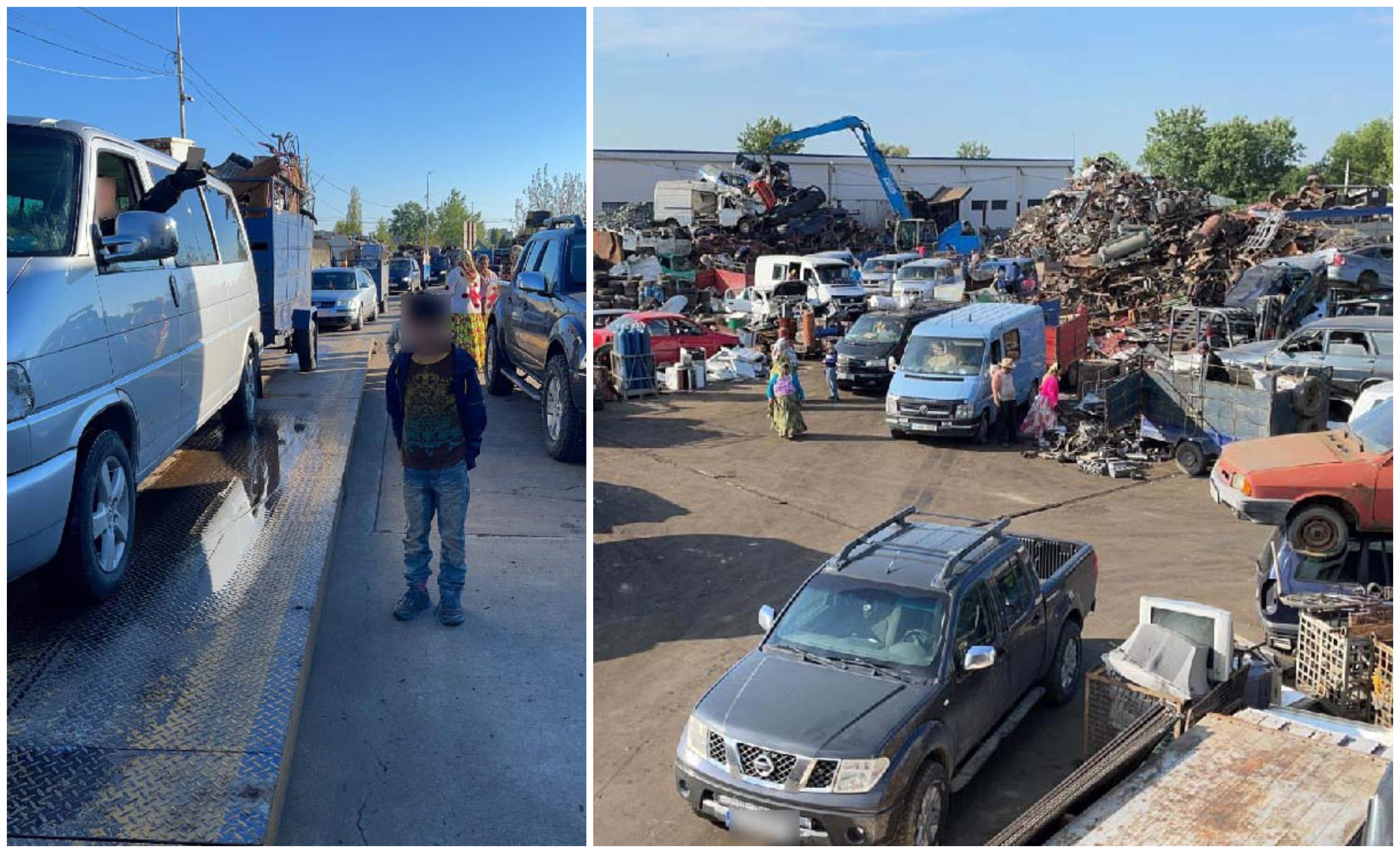 FOTOGALERIE. A crescut prețul fierului vechi! Aglomerație de clienți la o firmă din Satu Mare