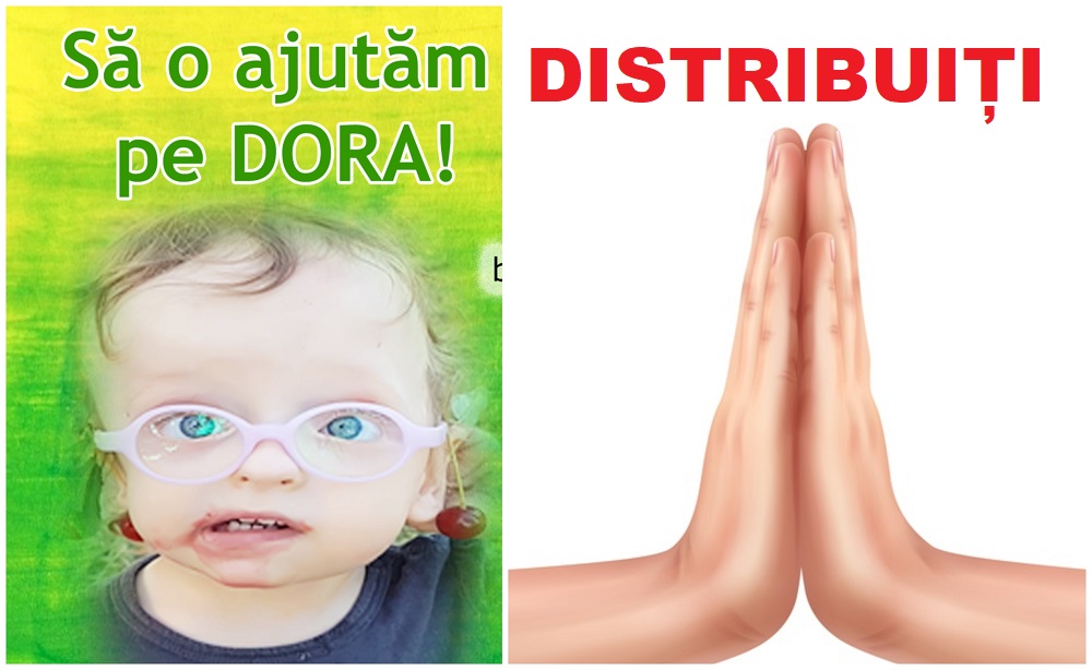 FOTO. Micuța Dora (2 anișori) are nevoie urgentă de ajutor! Familia ne roagă să o sprijinim