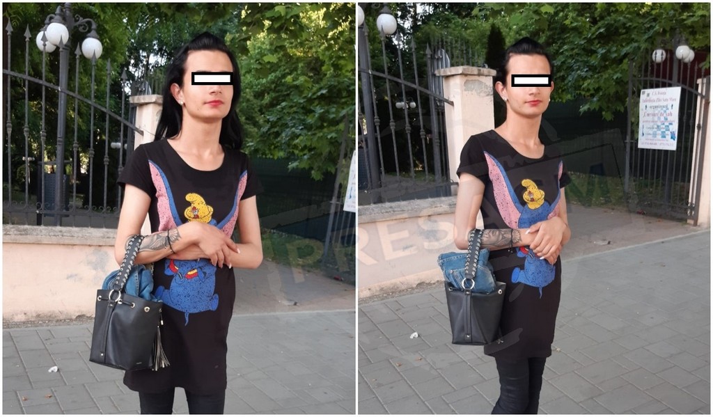 FOTO. De toate pentru toți. Travestitul care se prostituează în Grădina Romei, luat la ochi de Poliția Locală