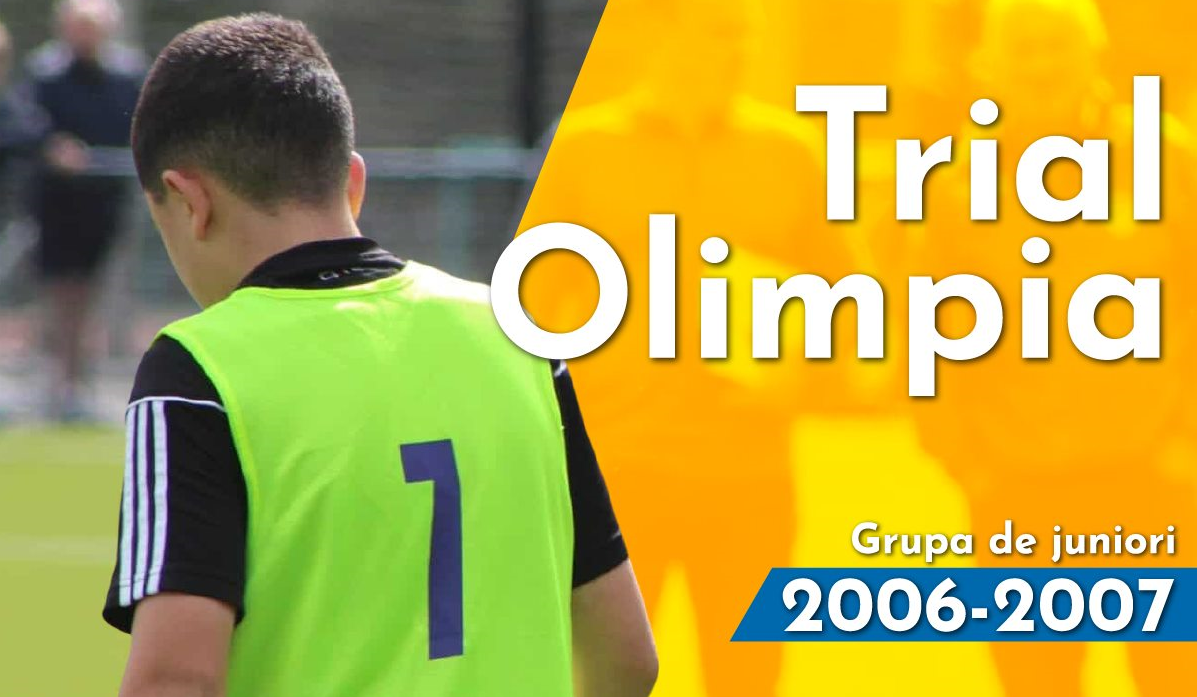 Trial pentru juniori la Olimpia Satu Mare. Organizat de către Voluntarii Olimpiști