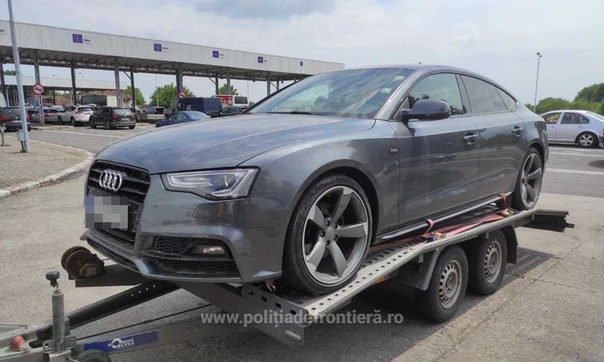FOTO. Mașină de zeci de mii de euro confiscată pe loc în Vama Petea