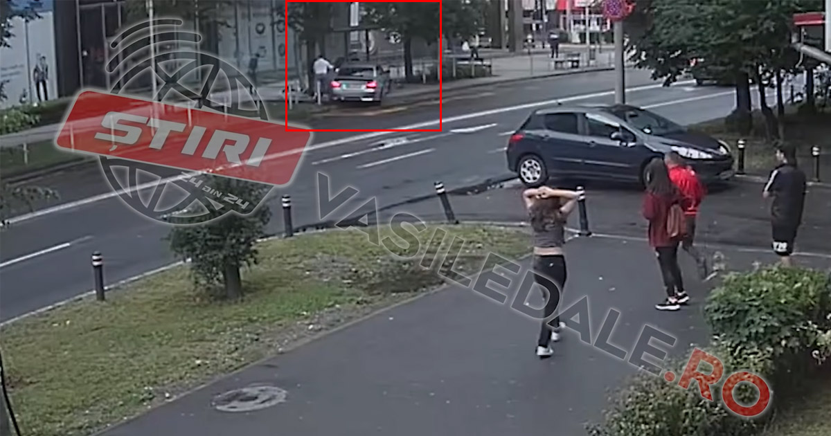 VIDEO. Teribiul accident din Baia Mare, surprins de camerele de supraveghere. Doi tineri, spulberați de un BMW în stația de autobuz