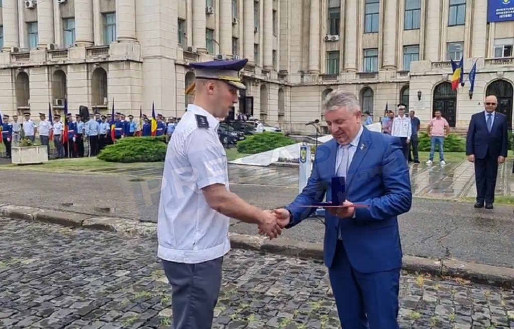 VIDEO.Corrado Cattani de Satu Mare. Medalie de onoare pentru un polițist de frontieră din județ
