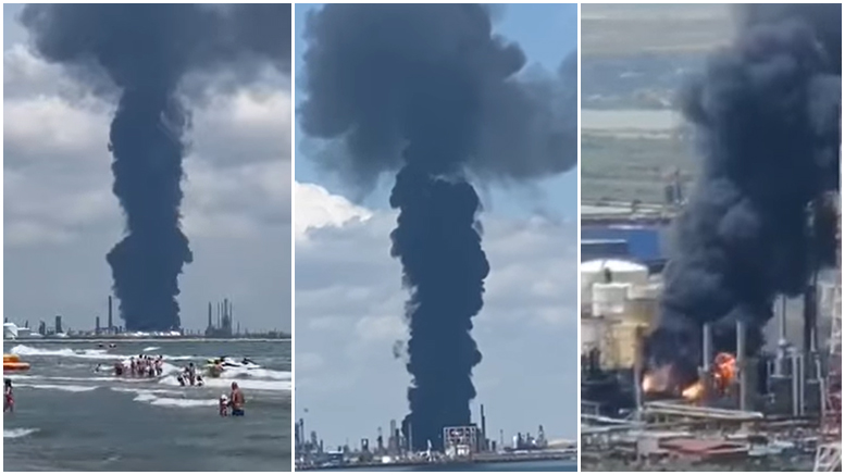 Robbanás a kőolajfinomítónál – egy halott, négy sebesült