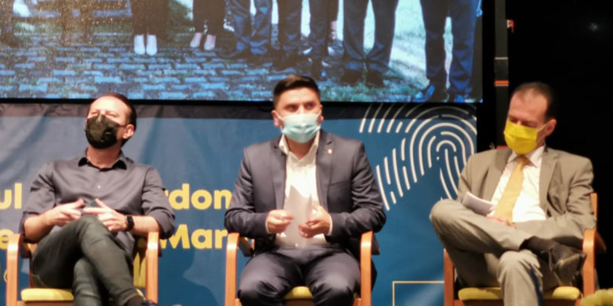 VIDEO. Duelul declarațiilor la Satu Mare. Orban, săgeți către Cîțu: Guvernul trebuie să asculte de PNL, nu PNL de Guvern