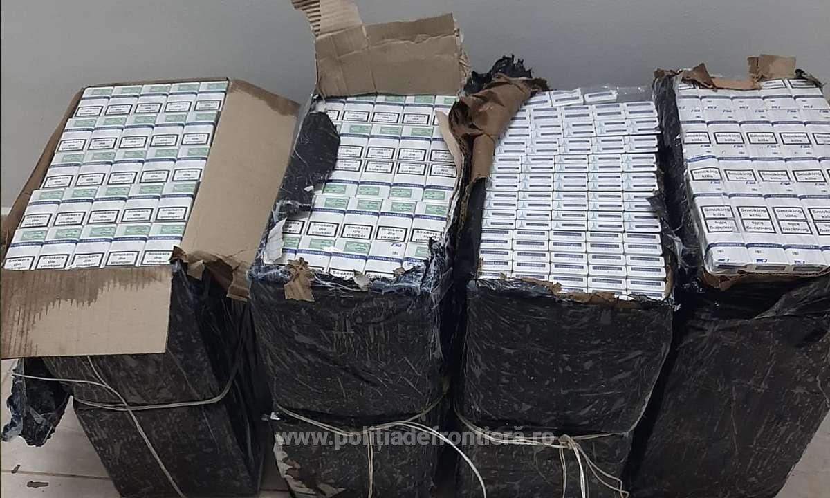 FOTO. Contrbandiștii și-au abantonat colete. Au dat peste ele tocmai polițiștii de frontieră sătmăreni