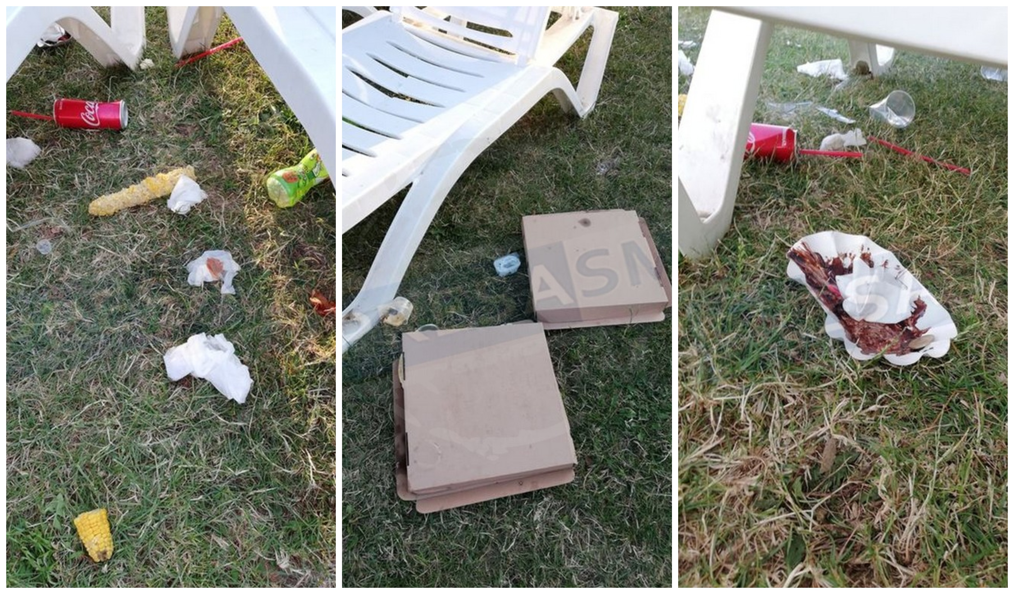 FOTOGALERIE. Dezastrul lăsat de turiști la ștrandul din Carei. Imagini deplorabile