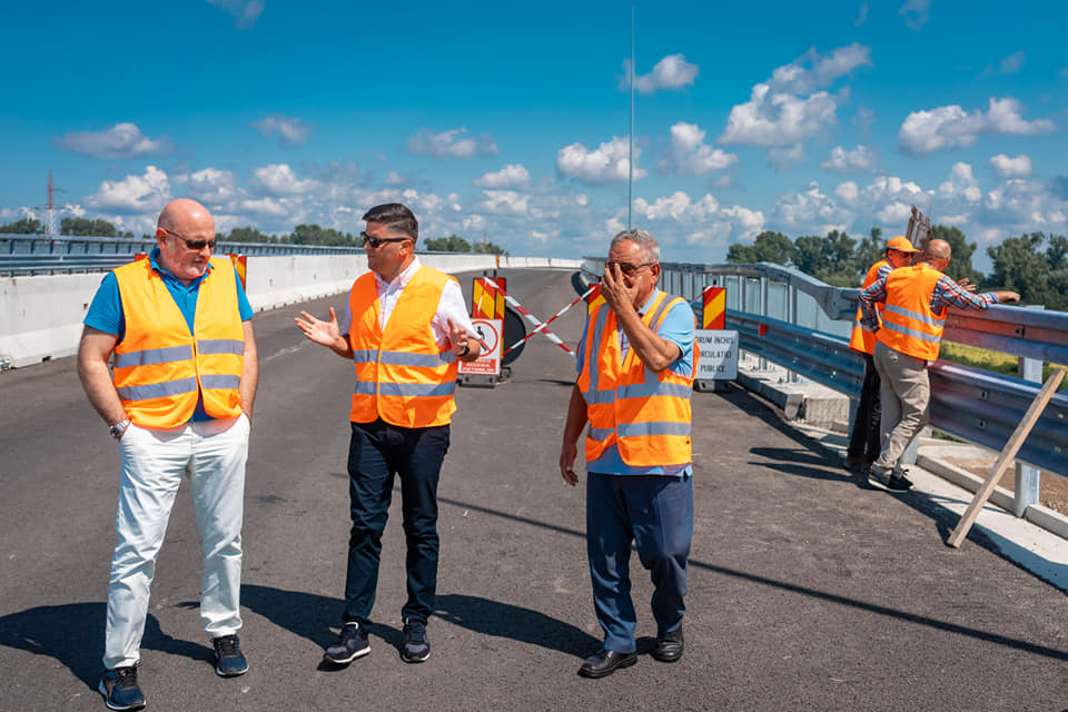 FOTO. Porțiunea cu podul din centura municipiului Satu Mare trebuie să fie gata în maxim 2 luni!