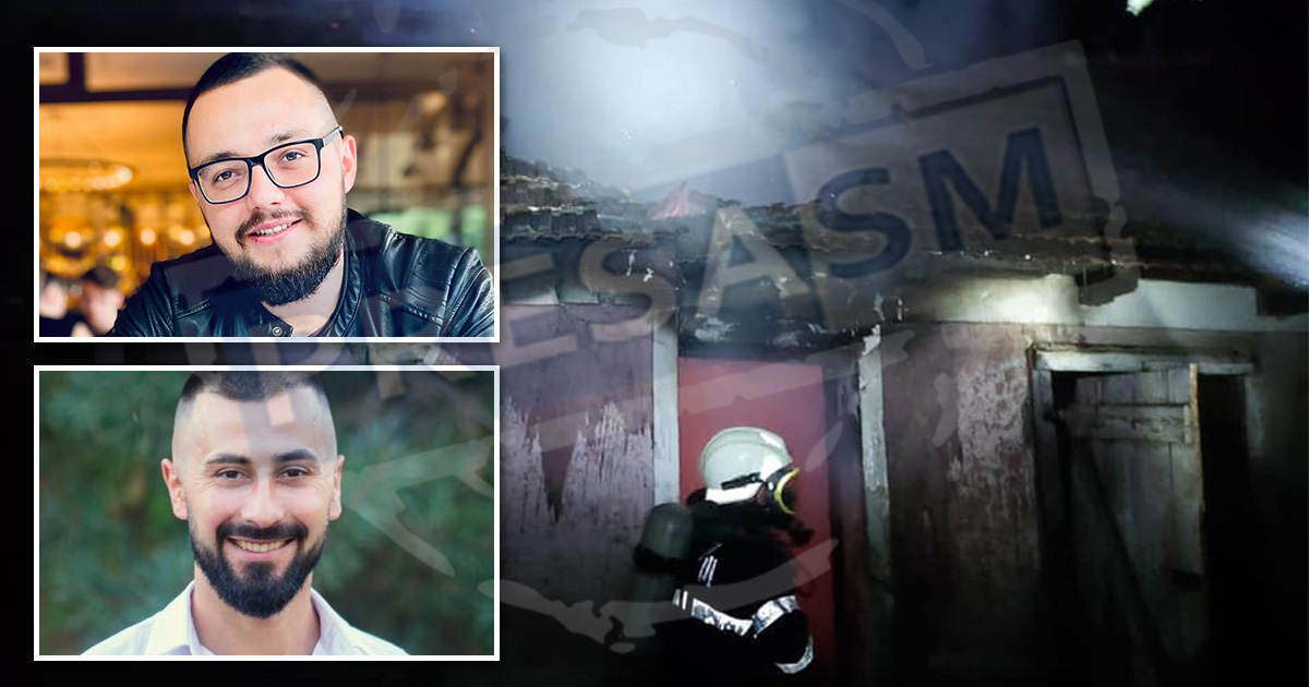 FOTO. Doi polițiști din Satu Mare au salvat un bărbat de la moarte. Au intrat în casa-n flăcări