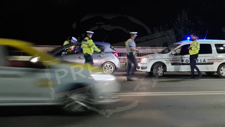 FOTO/VIDEO. Podul Decebal din Satu Mare, plin de Poliție! Nu scapă niciun șofer