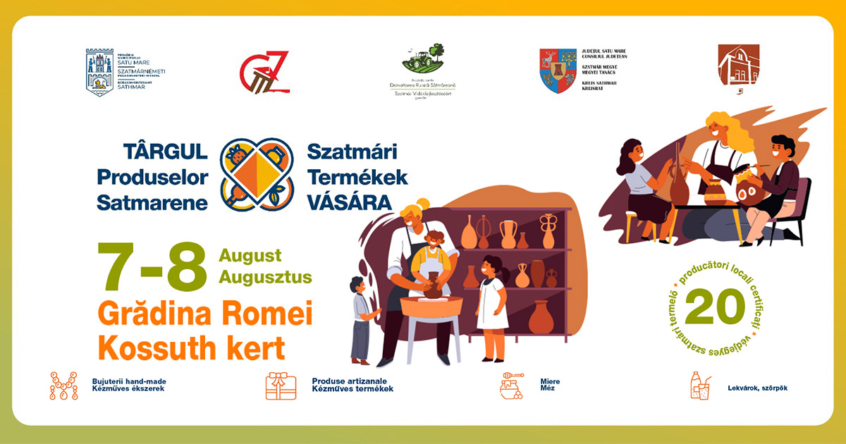 Târgului Produselor Sătmărene, dedicat celor mici. Copiii, așteptați în Grădina Romei cu jocuri și workshop-uri