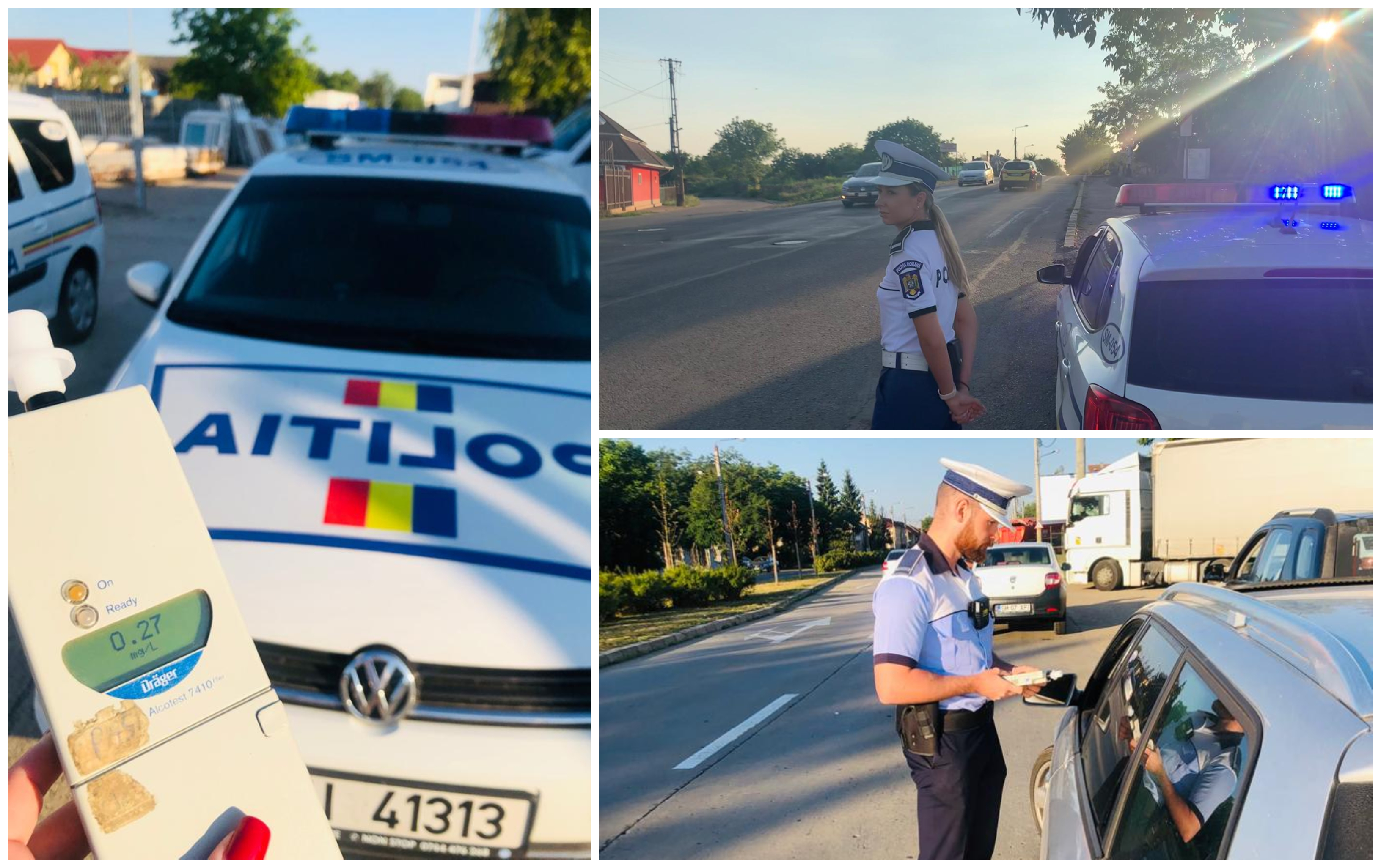 Tot mai mulți tineri prinși drogați la volan, în județul Satu Mare