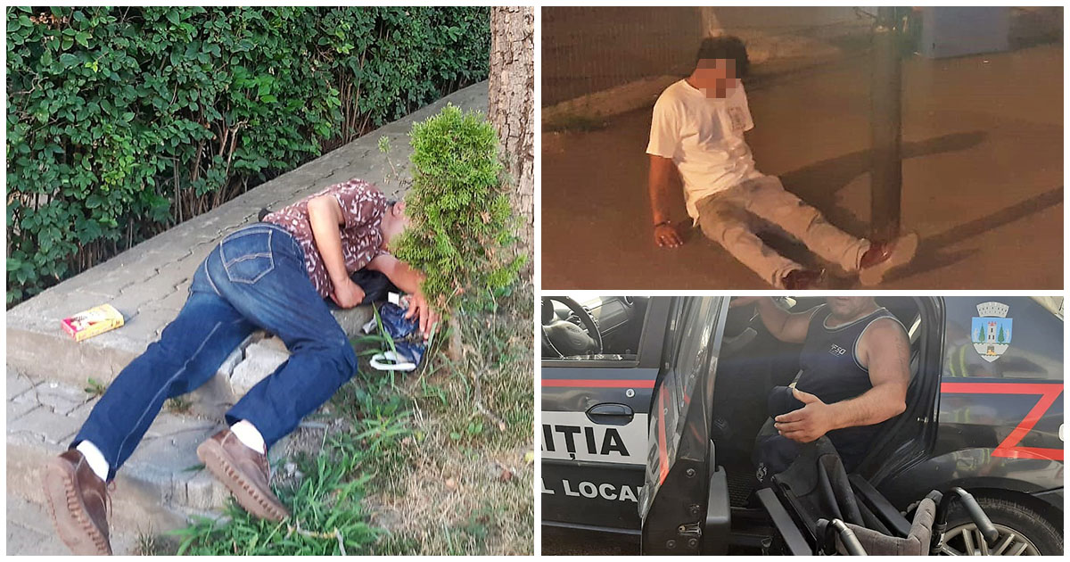 FOTOGALERIE. Marea ”pescuială” de cerșetori și bețivi în municipiul Satu Mare
