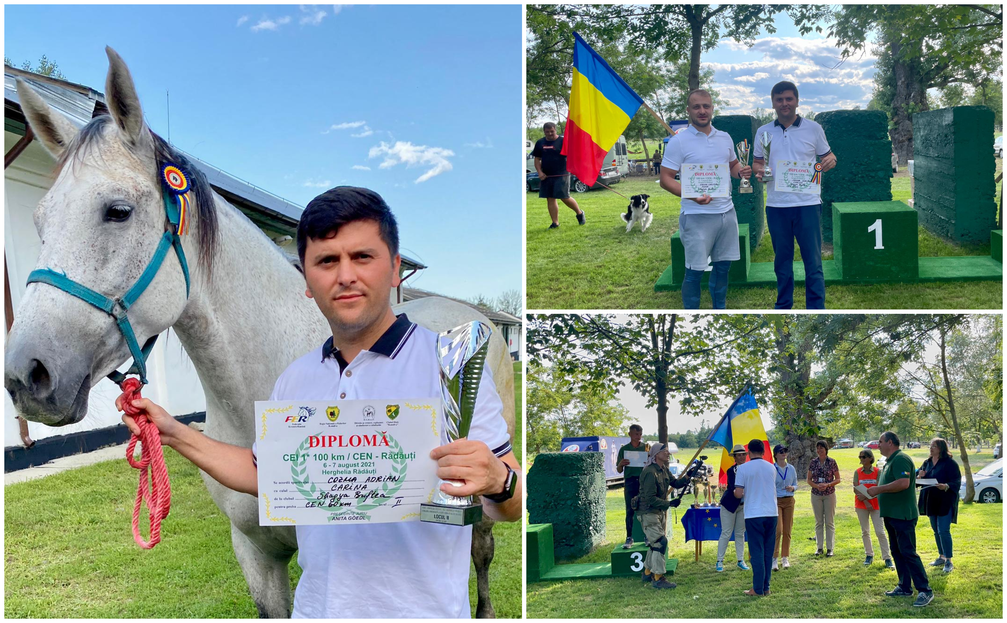 FOTO. Deputatul Adrian Cozma, învingător și în concursurile hipice, nu doar în politică