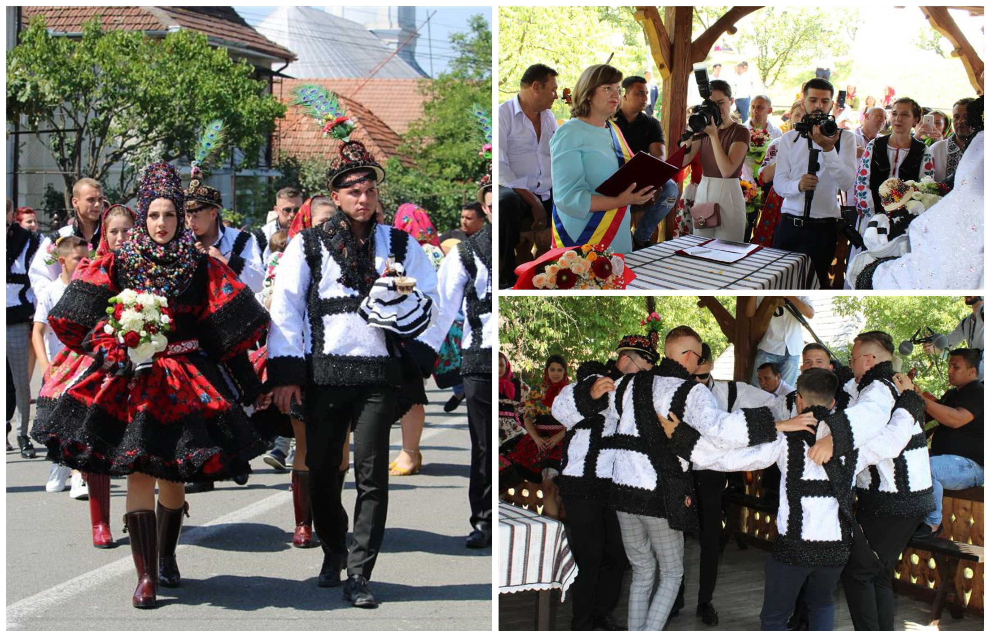 FOTOREPORTAJ. Nuntă tradițională oșenească, azi în Negrești-Oaș. Tradiție, culoare, mândrie