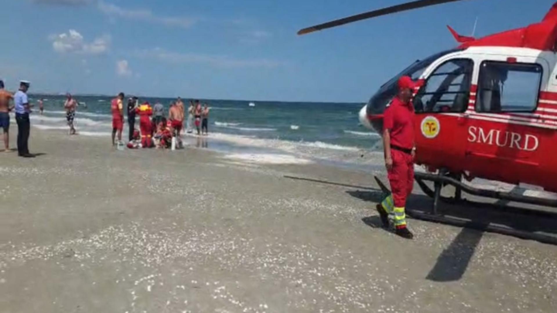 Un tânăr (19 ani) din județul Satu Mare s-a înecat în Marea Neagră, la Costinești