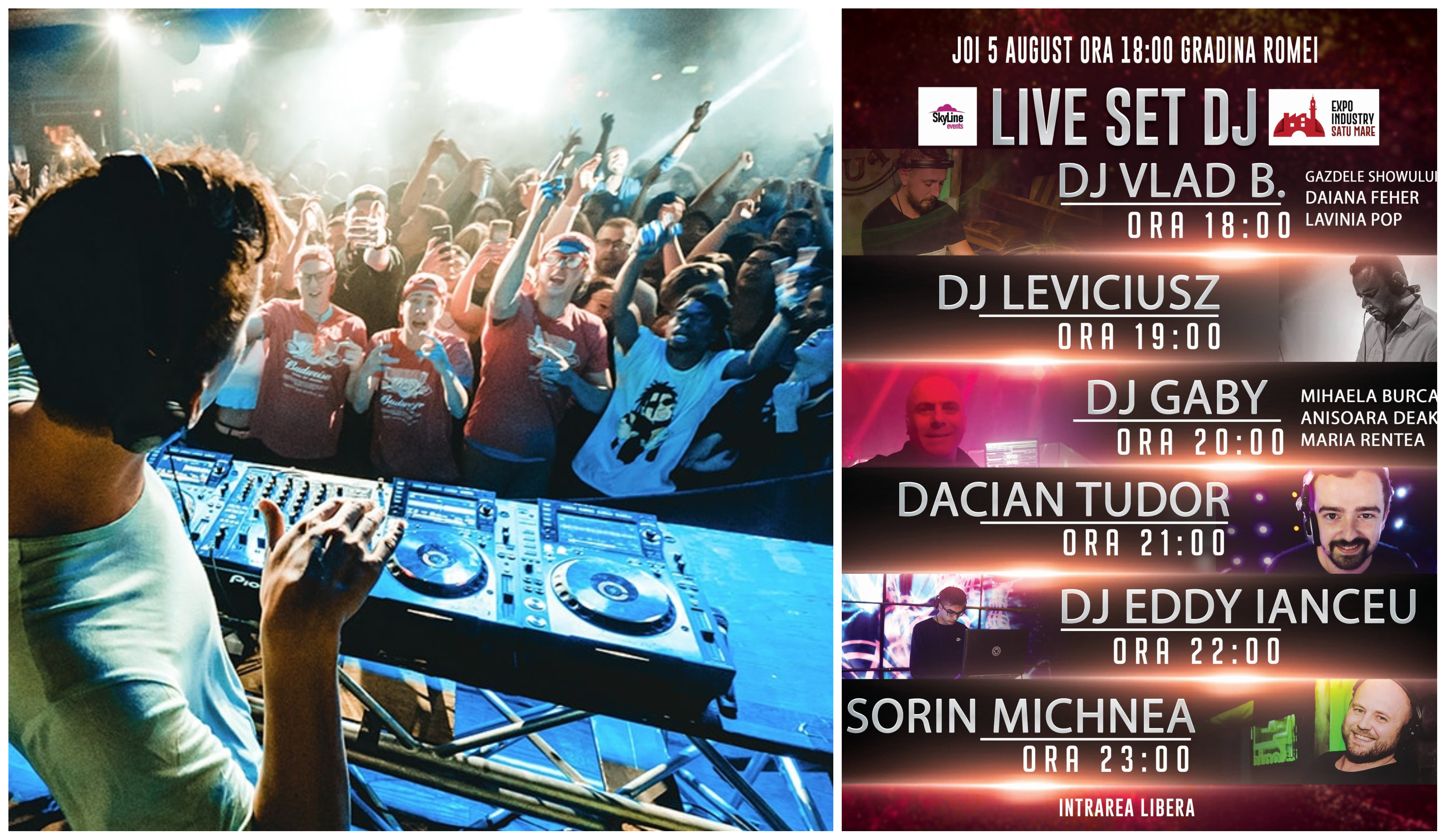 Mega petrecere în Grădina Romei! Cei mai tari DJ-i fac noapte albă pe ritmuri incendiare