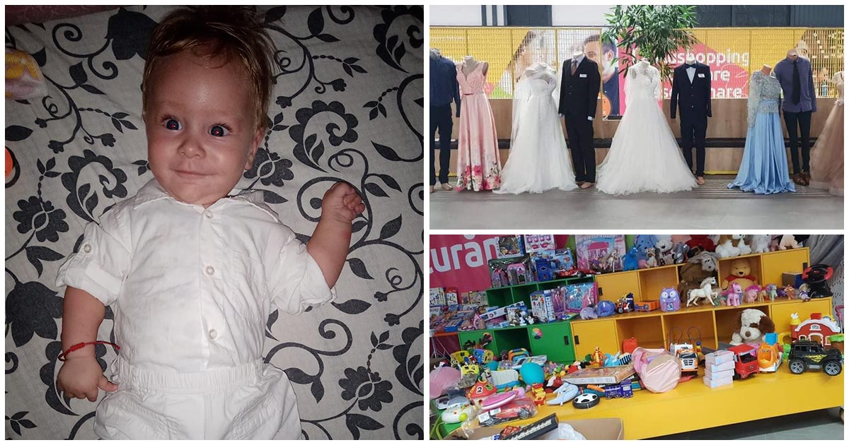 FOTO. Târg caritabil la Satu Mare pentru Damian. Sătmărenii, așteptați la Aushopping