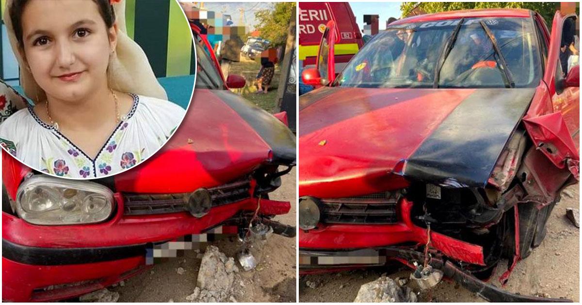 FOTO. Iasmina, fetiţa de 11 ani ucisă de o şoferiţă începătoare. A picat de șase ori examenul auto